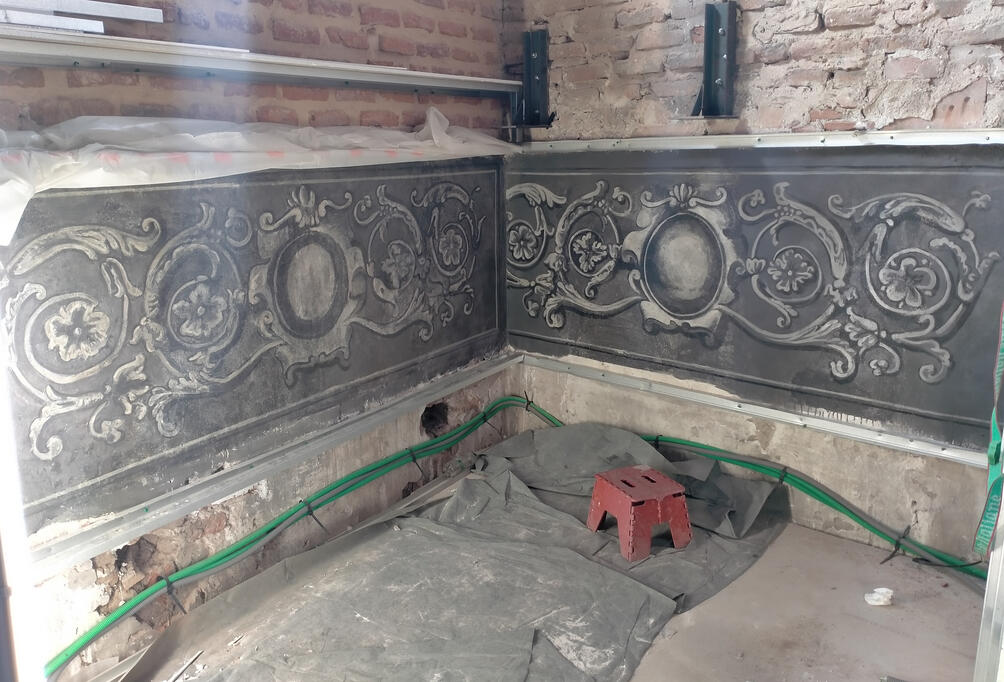 Après préservation et restitution du décor